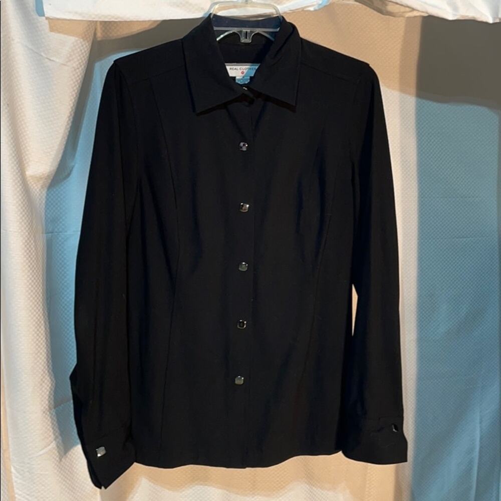 SFA Real clothes 4 black shirt jacket worn once